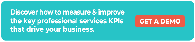 demo professional services kpis software