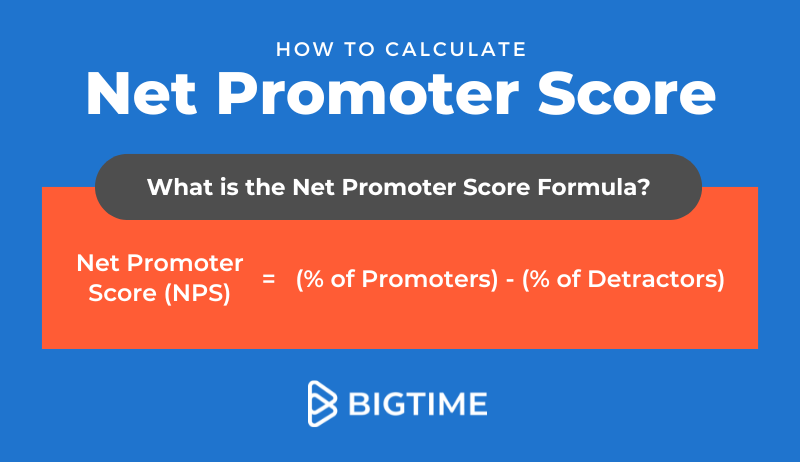 net promoter score formula project analytics